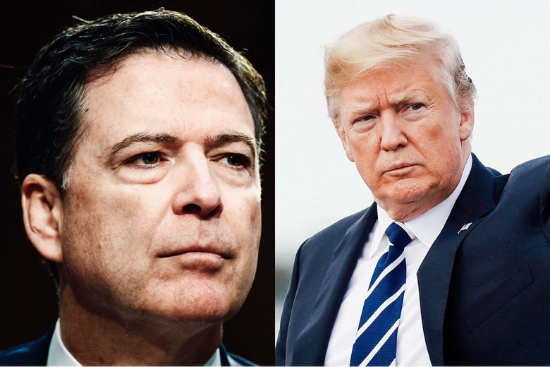 James Comey, Donald Trump.